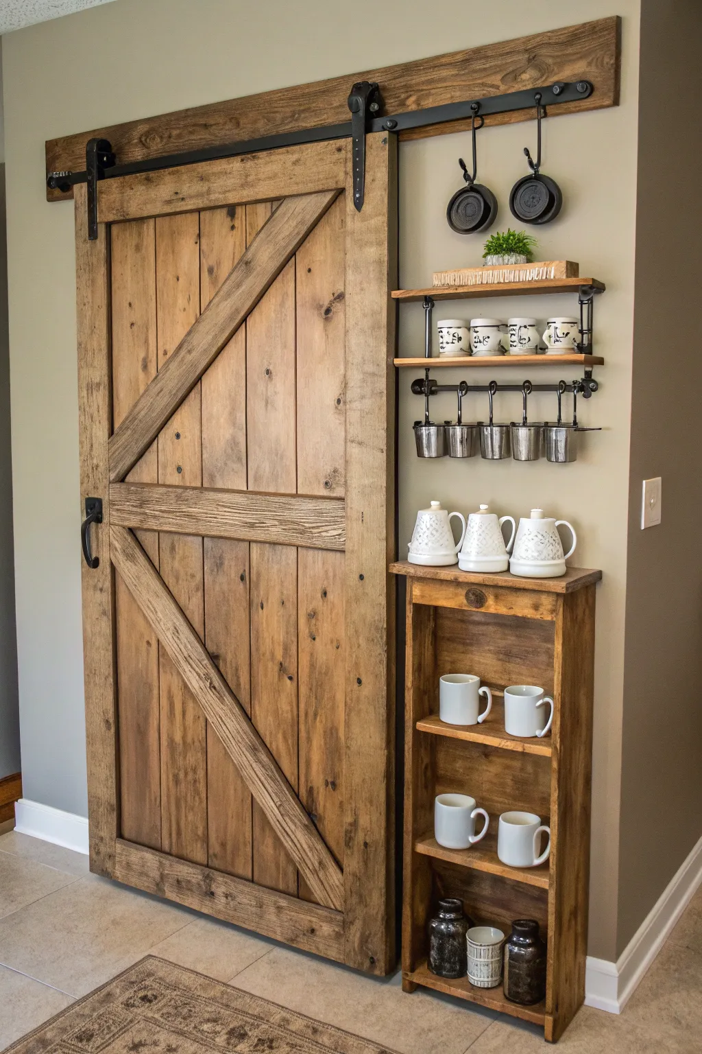 Elevate your space with a unique door beverage station—where vintage charm meets modern utility.