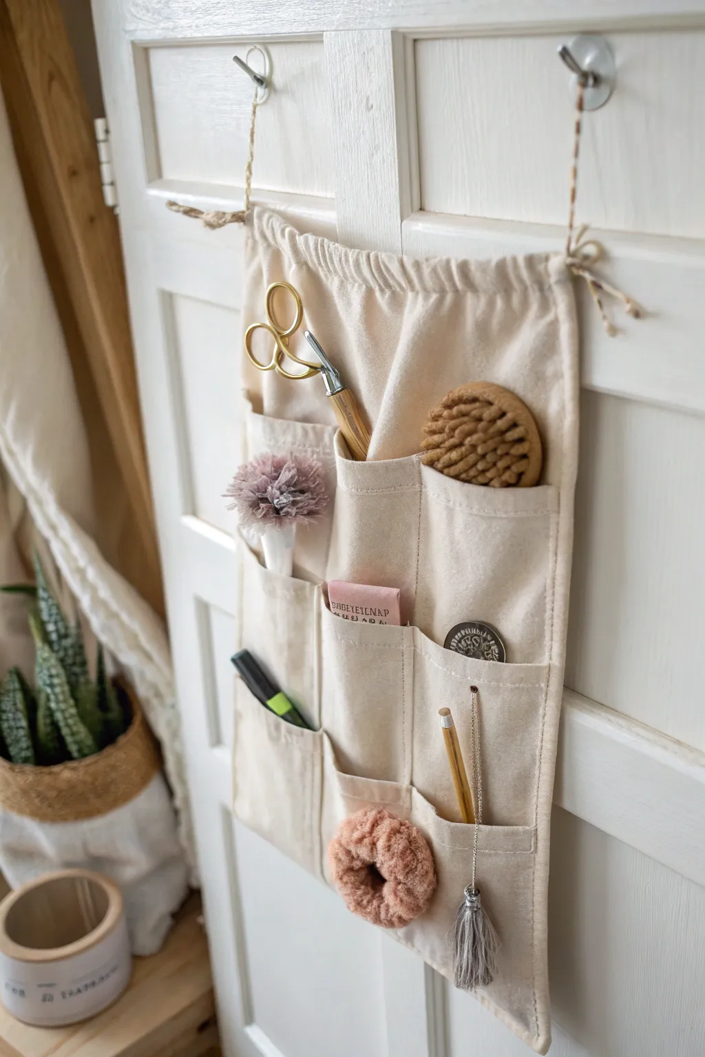 Elevate your hair accessory storage with Scandinavian minimalism and Boho flair! 🌿✨