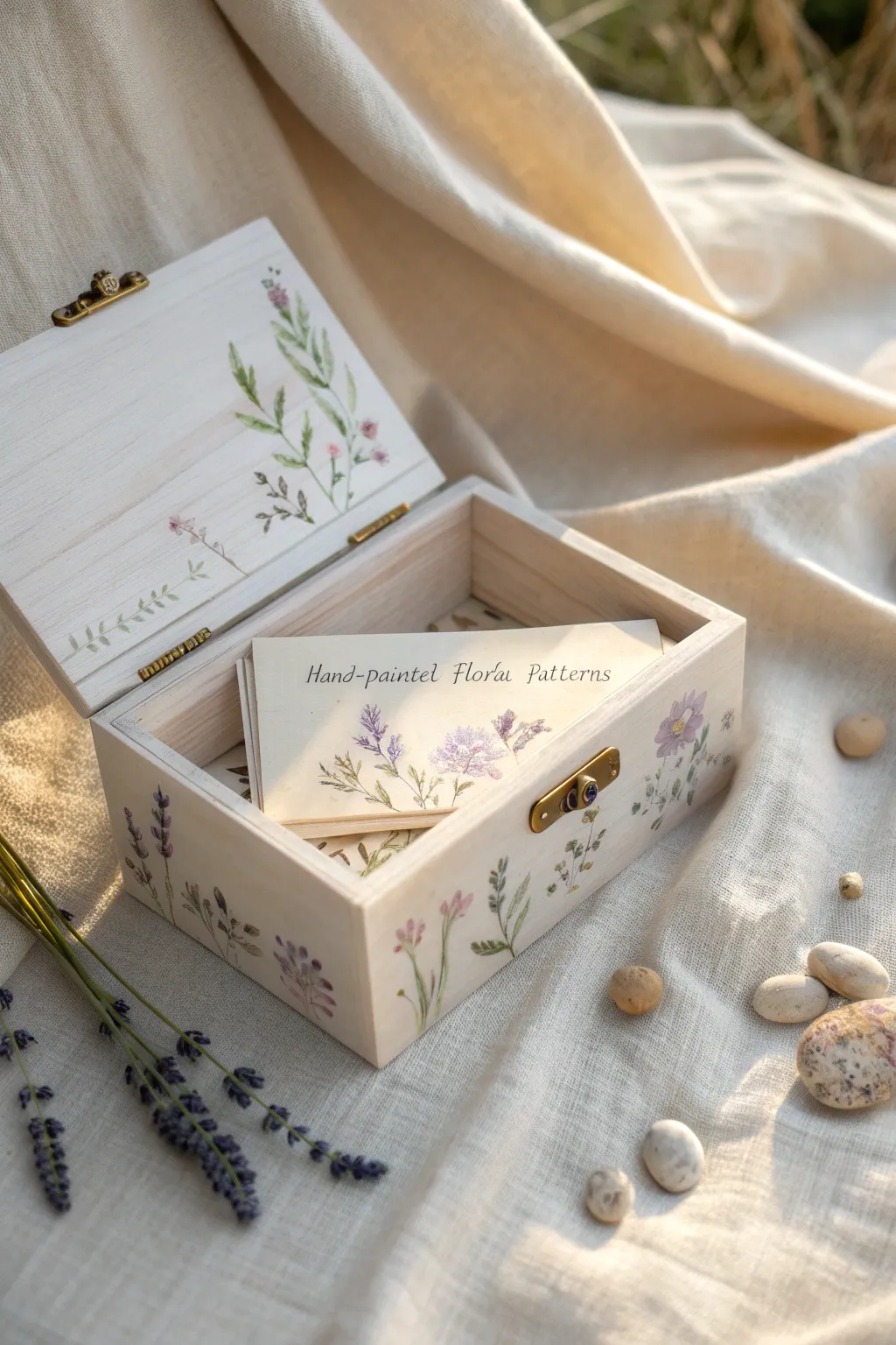 Capture the beauty of personalization with this handcrafted wooden keepsake box, perfect for treasured memories.