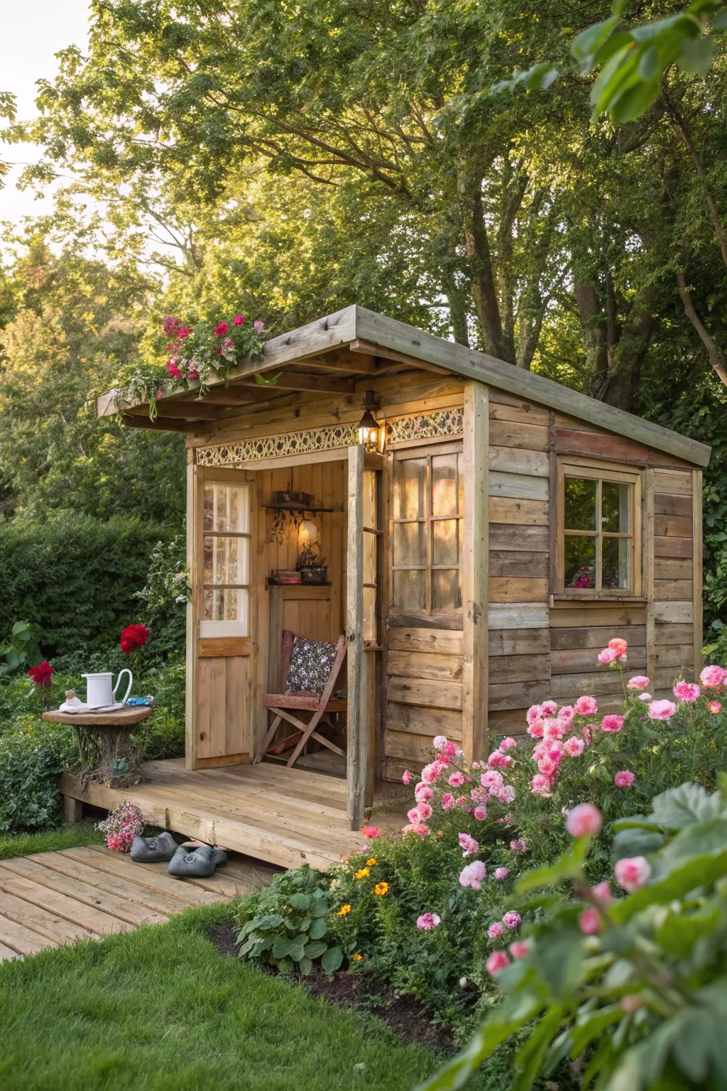 Craft Your Garden Sanctuary: A Pallet House Dream
