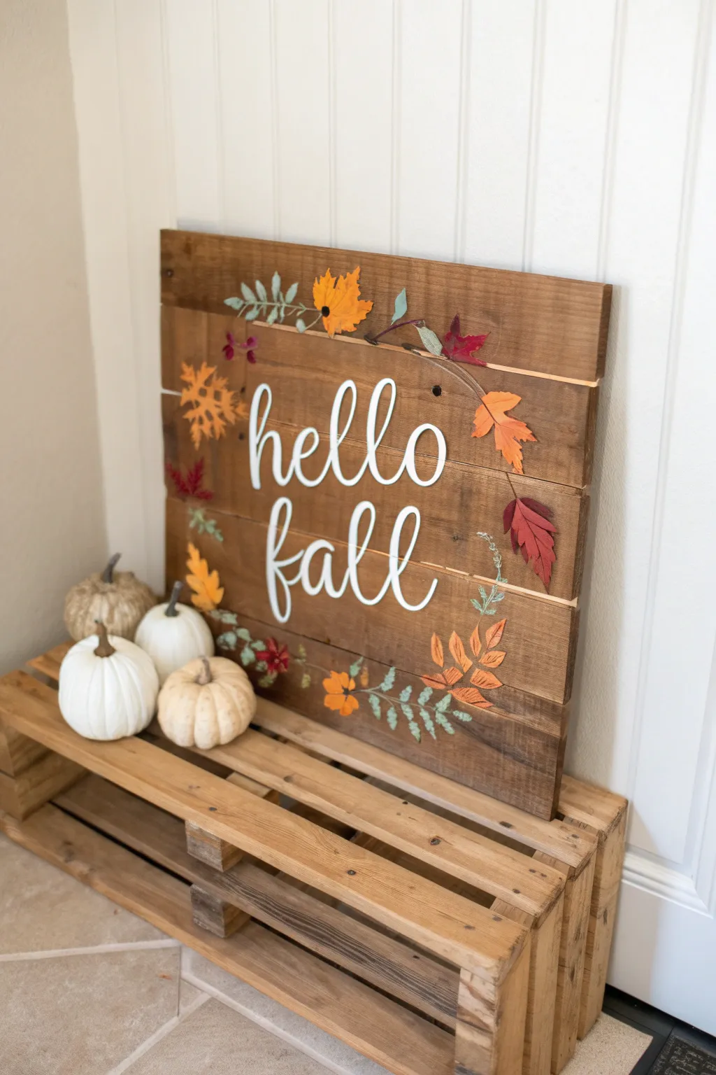 Welcome the season with a touch of rustic elegance. 🍂 #HelloFall #ScandiBohoDecor