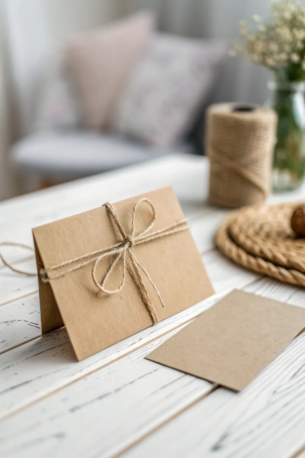 Embrace the rustic elegance of kraft paper with a simple twine bow—where natural beauty meets heartfelt simplicity.