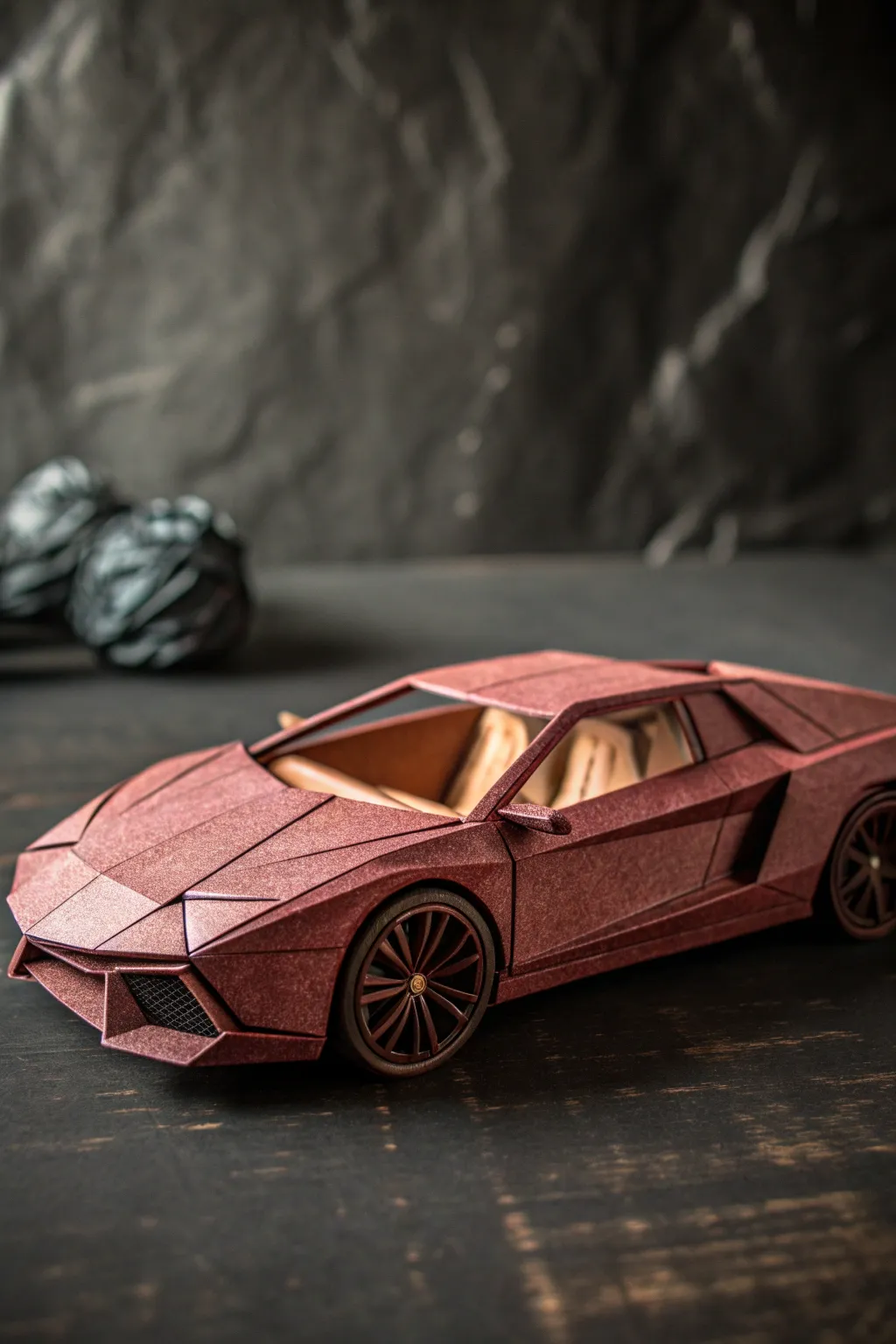 Discover the art of origami with this exquisite paper car creation—where craftsmanship meets creativity.