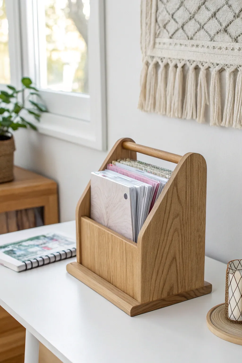 Elevate your paper organization with minimalist elegance. Discover the charm of natural materials and simple design.