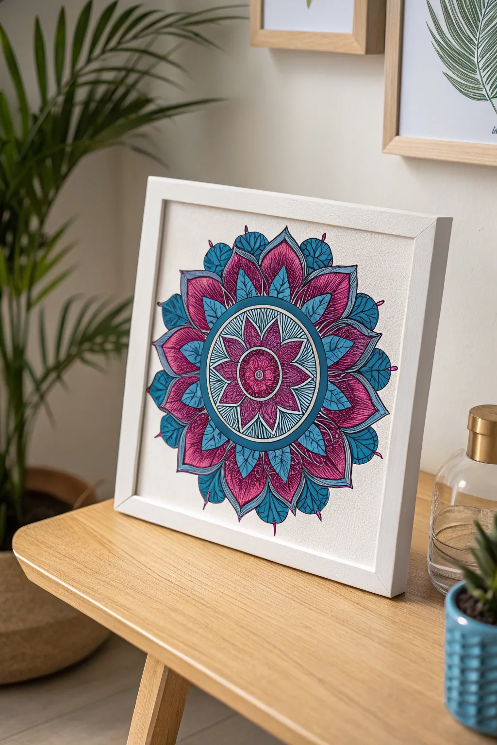 Embrace your vibrant energy with a colorful mandala that tells your unique story every day.