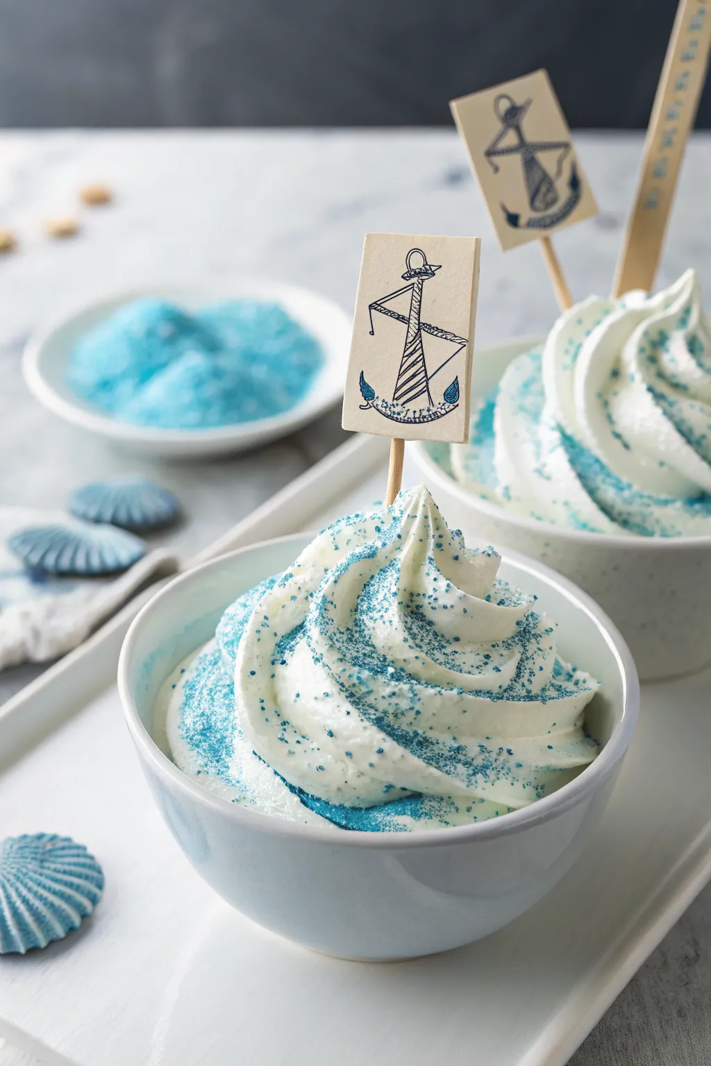 Dive into creativity with a shimmering sea of shaving cream magic!