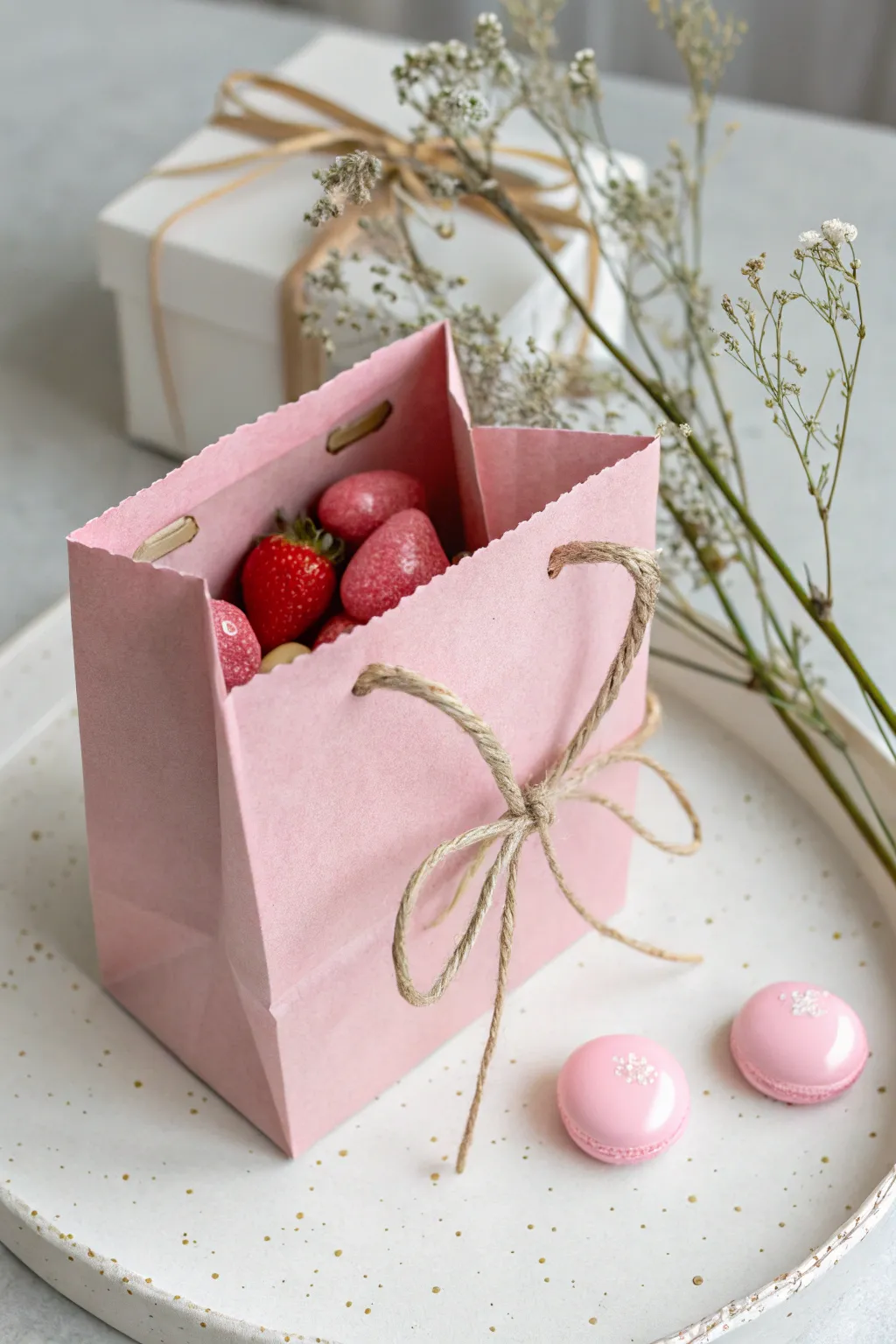 Delight in simplicity with sweet pink treats—perfect for a touch of nostalgia.
