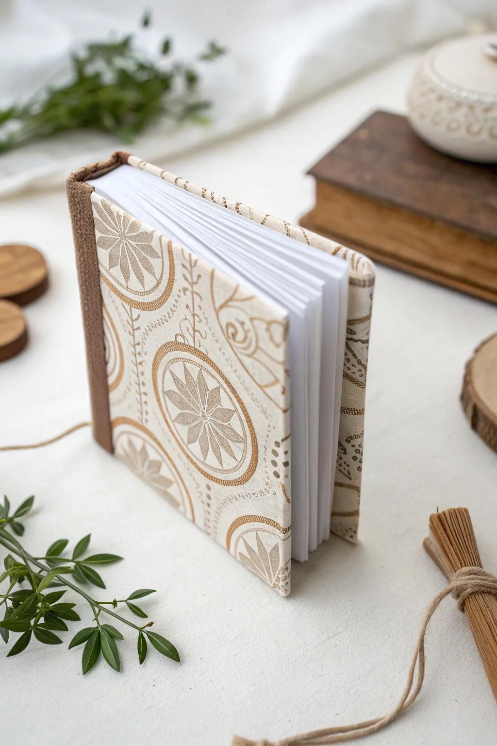 Capture the essence of simplicity and beauty with these handcrafted mini notebooks—perfect for your creative thoughts.