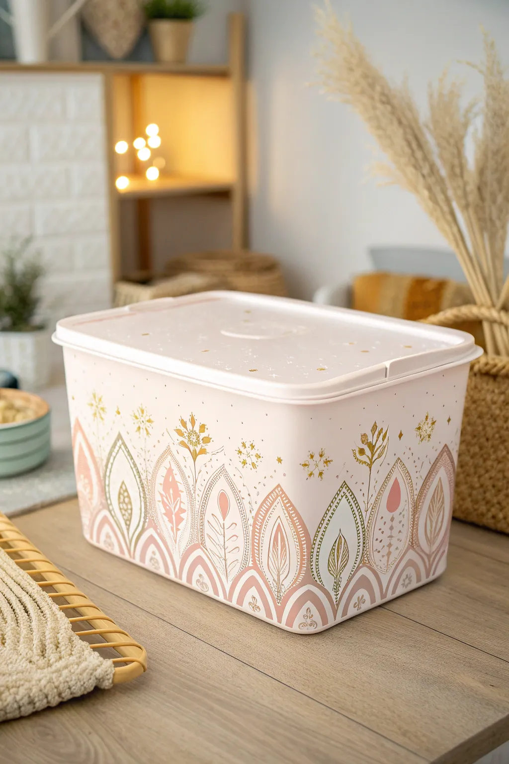 Transform your storage with these whimsical, hand-painted containers—where functionality meets artistic flair!