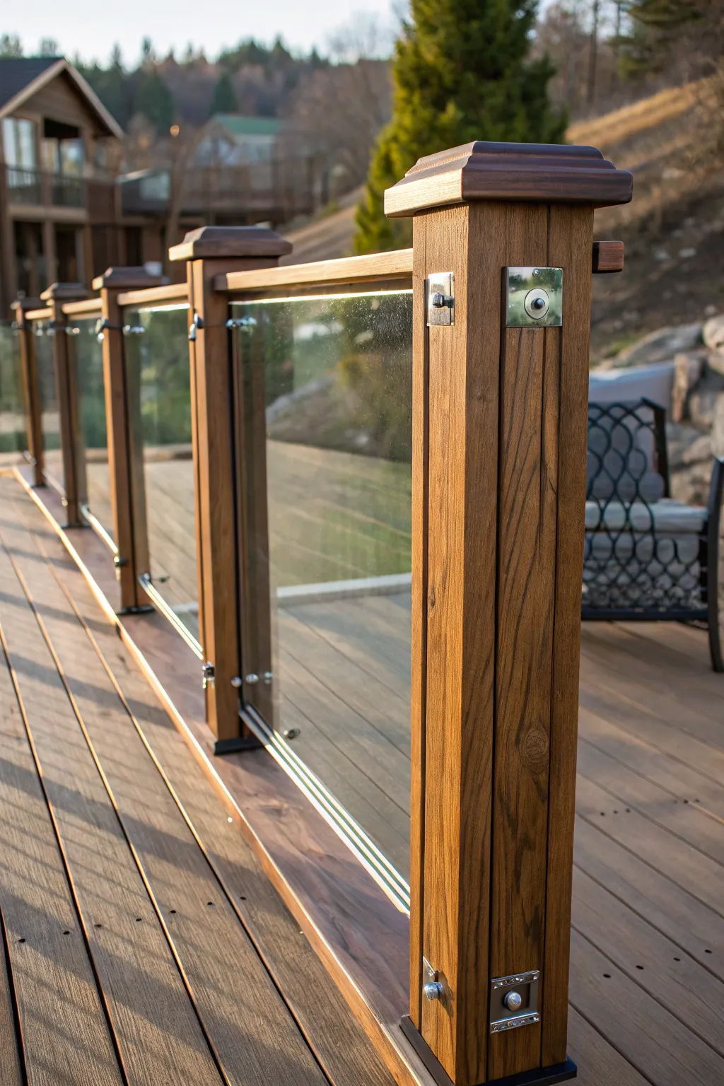 A perfect blend of rustic charm and modern elegance: Wood meets Plexiglass.