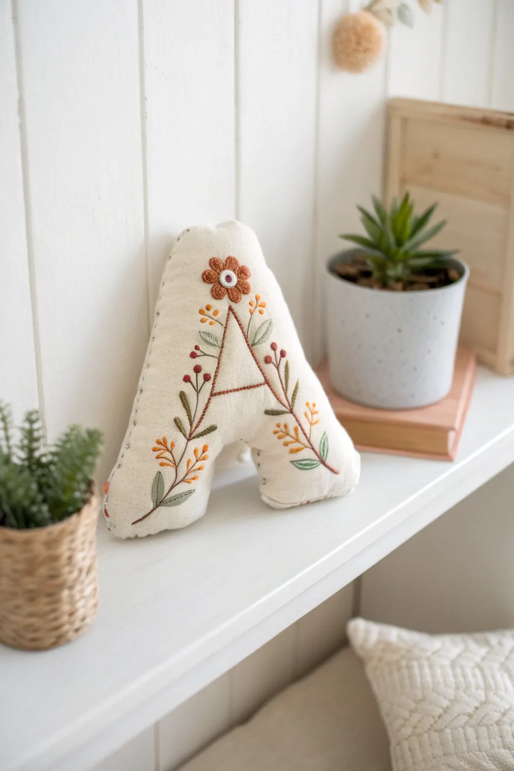 Embrace the charm of personalized plushie decor with handcrafted letter plushies, perfect for adding a personal touch to any space.