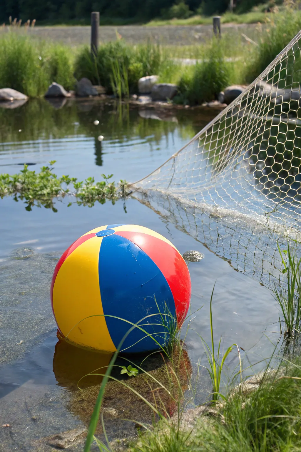Elevate your pond netting game with a splash of color and ingenuity!