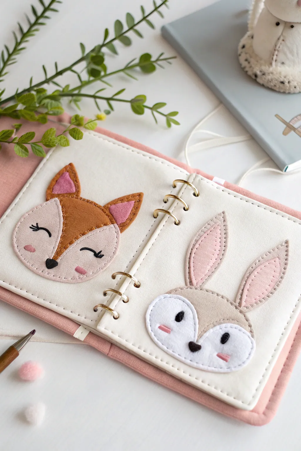 Discover the joy of peek-a-boo with these delightful felt animals, perfect for little hands and curious minds.