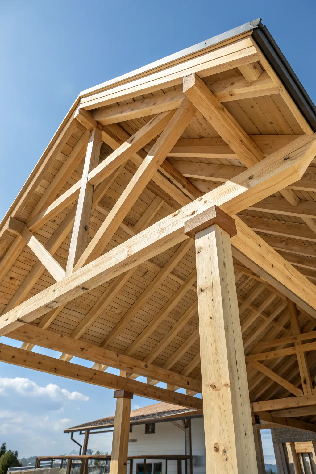 Mastering the art of symmetry: the beauty of a well-crafted hip roof.