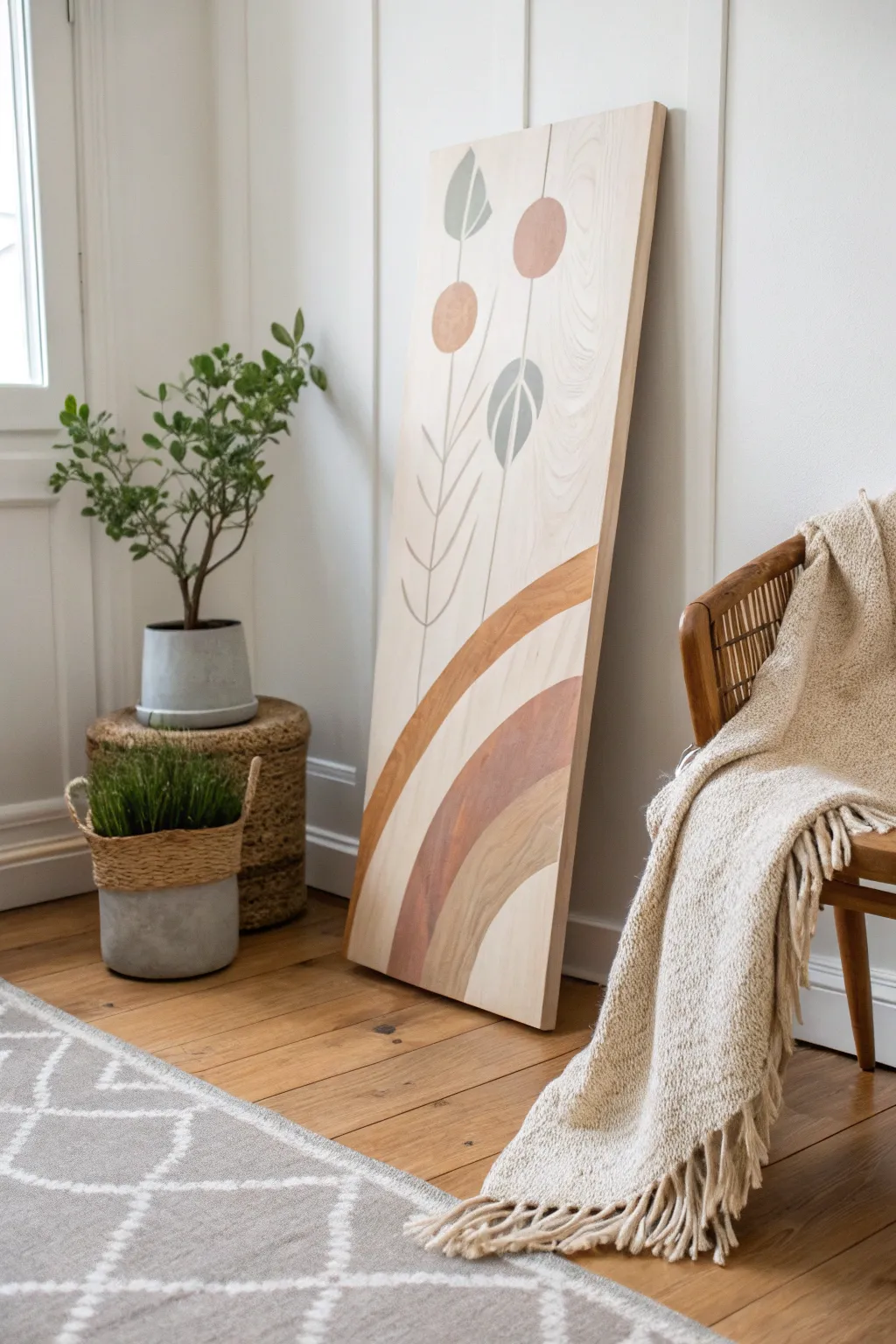 Elevate your space with handcrafted elegance: DIY decorative panels that blend Scandinavian simplicity with Boho charm.