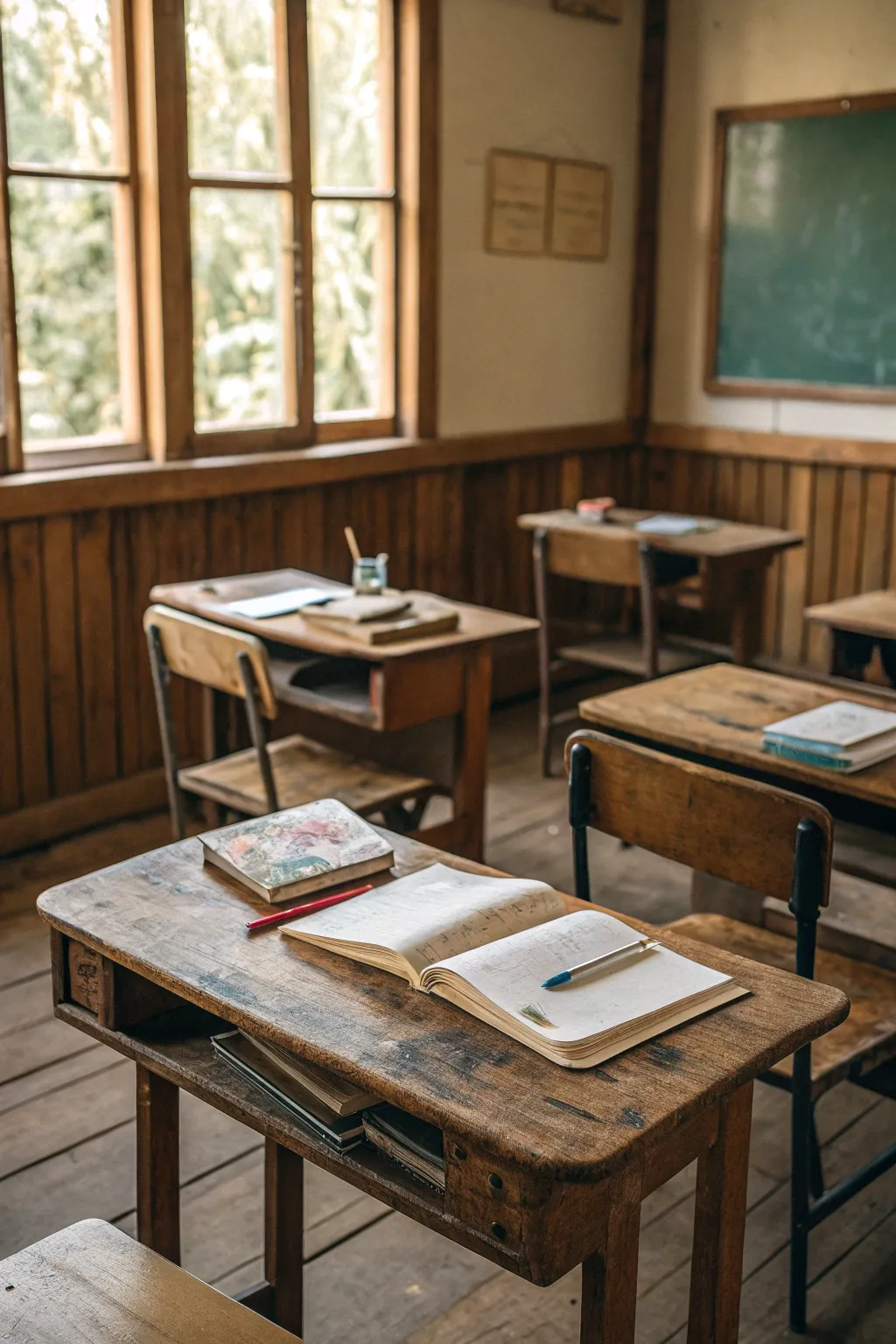 Embrace the classic appeal of wooden furniture.