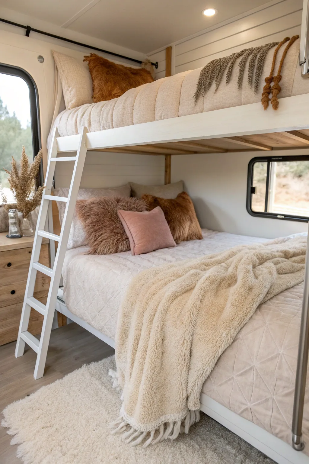 Transform your RV bunk into a sanctuary with layers of comfort and style.