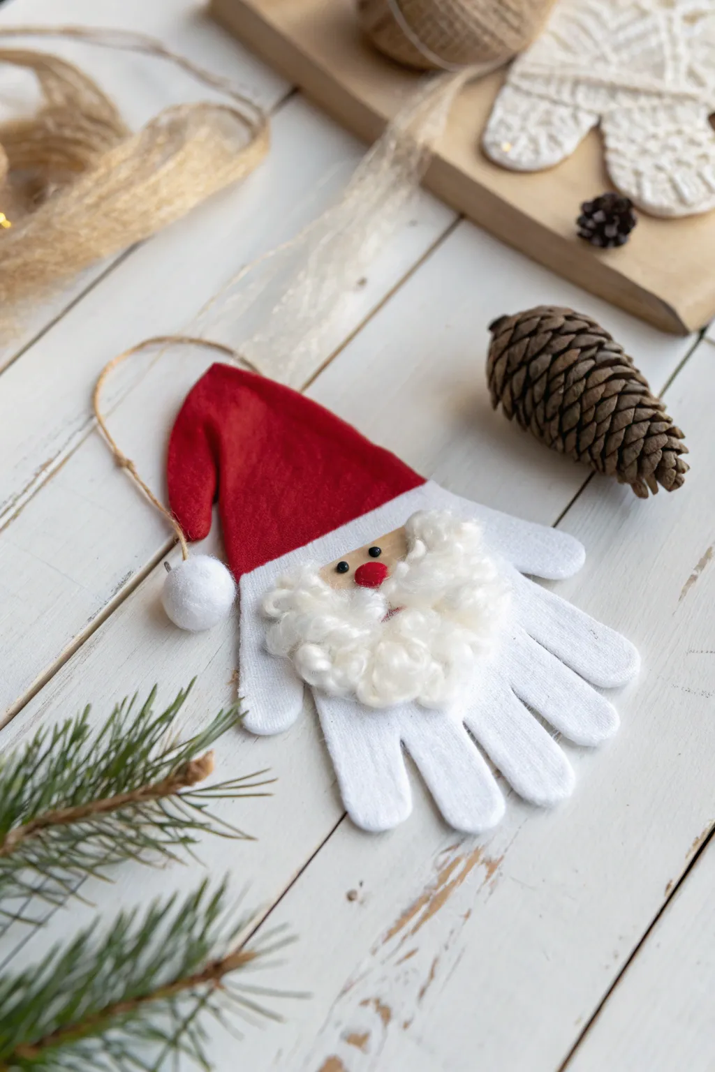 Capture the magic of memories with handcrafted Santa keepsakes.