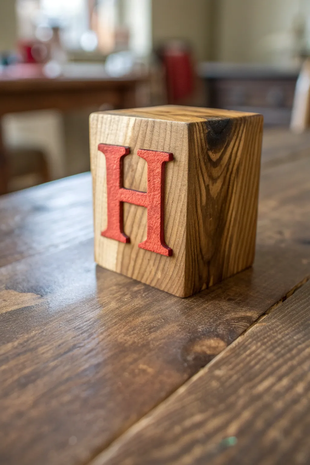 Craft your space with personalized charm: The art of decorative wooden blocks.