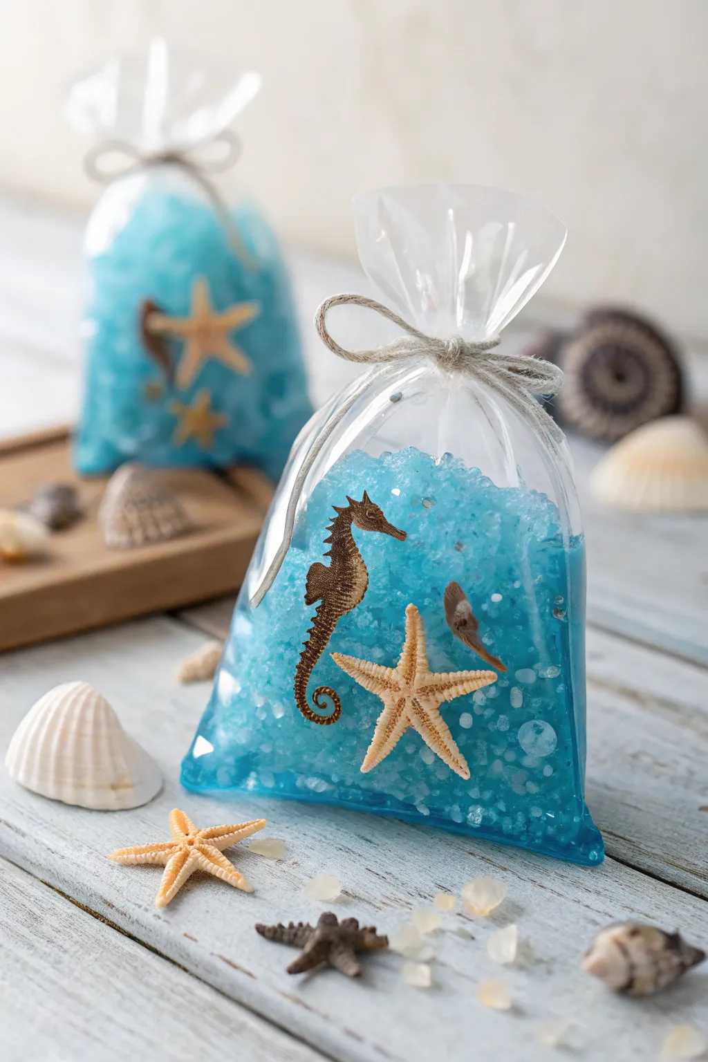 Dive into creativity with our enchanting ocean-themed sensory bag, where imagination meets the sea.