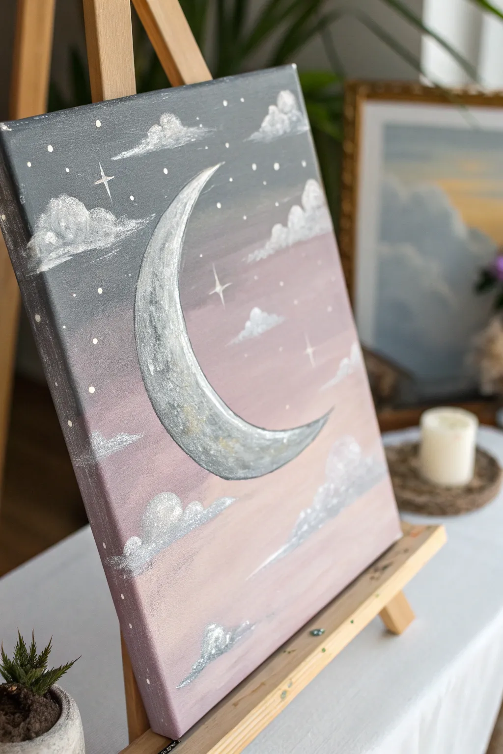 Embrace the serene beauty of the night sky with a touch of silver elegance. 🌙✨