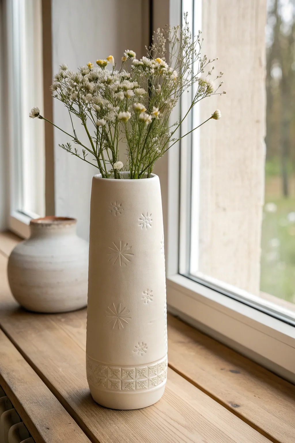 Embrace the beauty of simplicity with this handcrafted vase, perfect for adding a touch of elegance to any space.