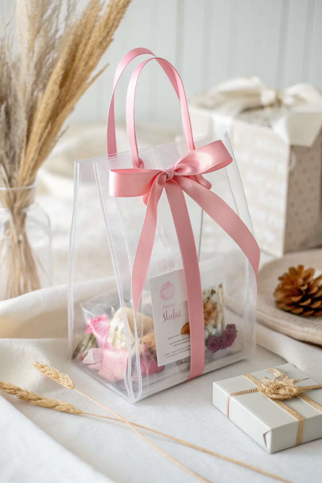 Unwrap the charm with a see-through surprise!