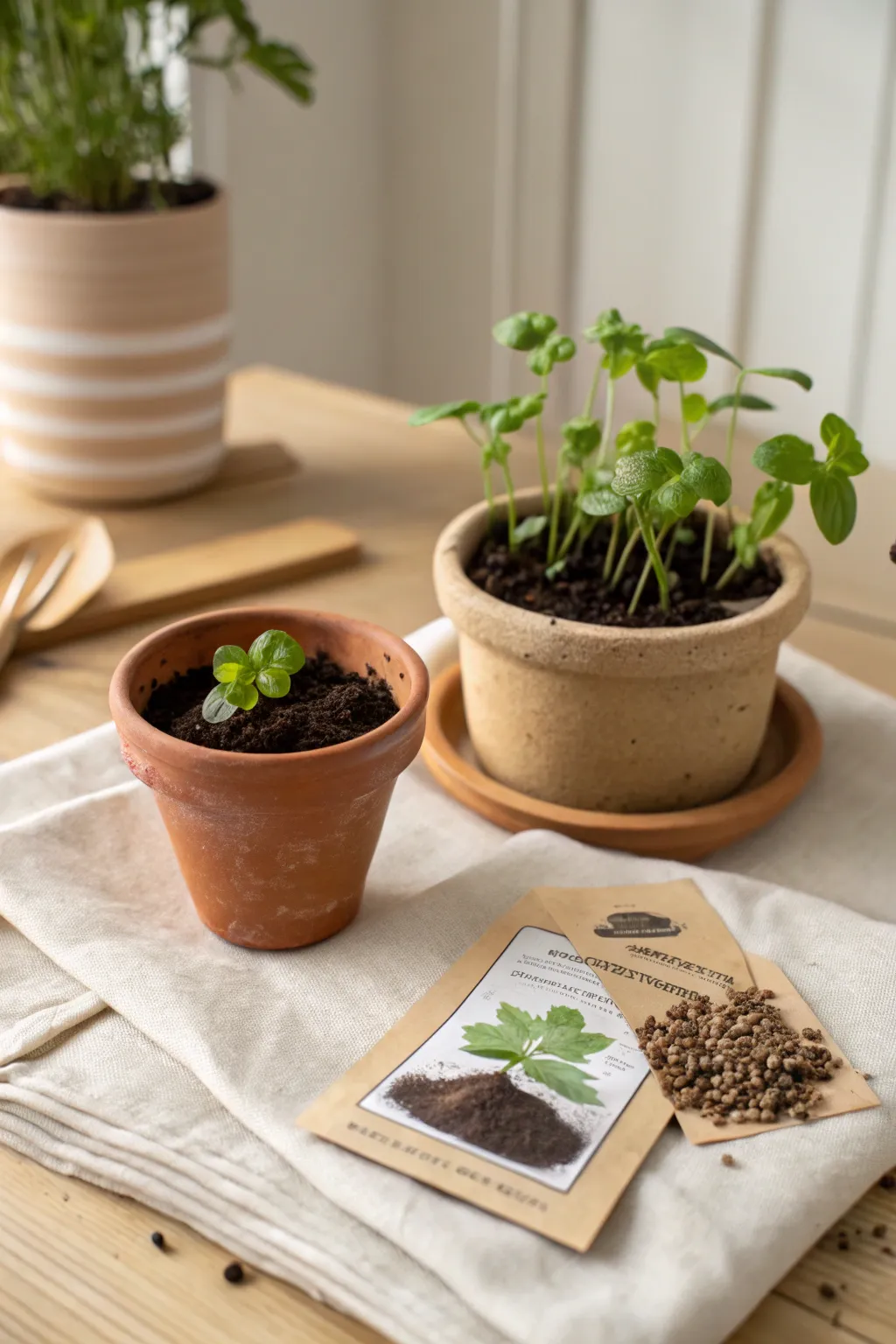 Nurture joy with a mini plant kit, the perfect gift for a green thumb friend!