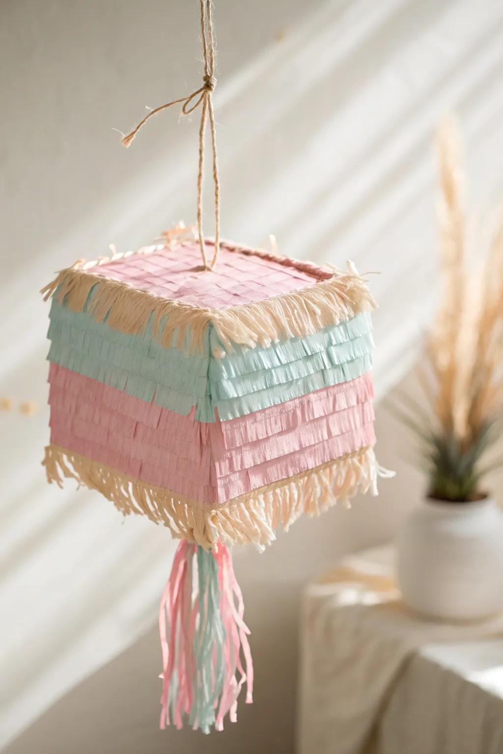Transform everyday simplicity into whimsical charm with a handmade cereal box piñata.