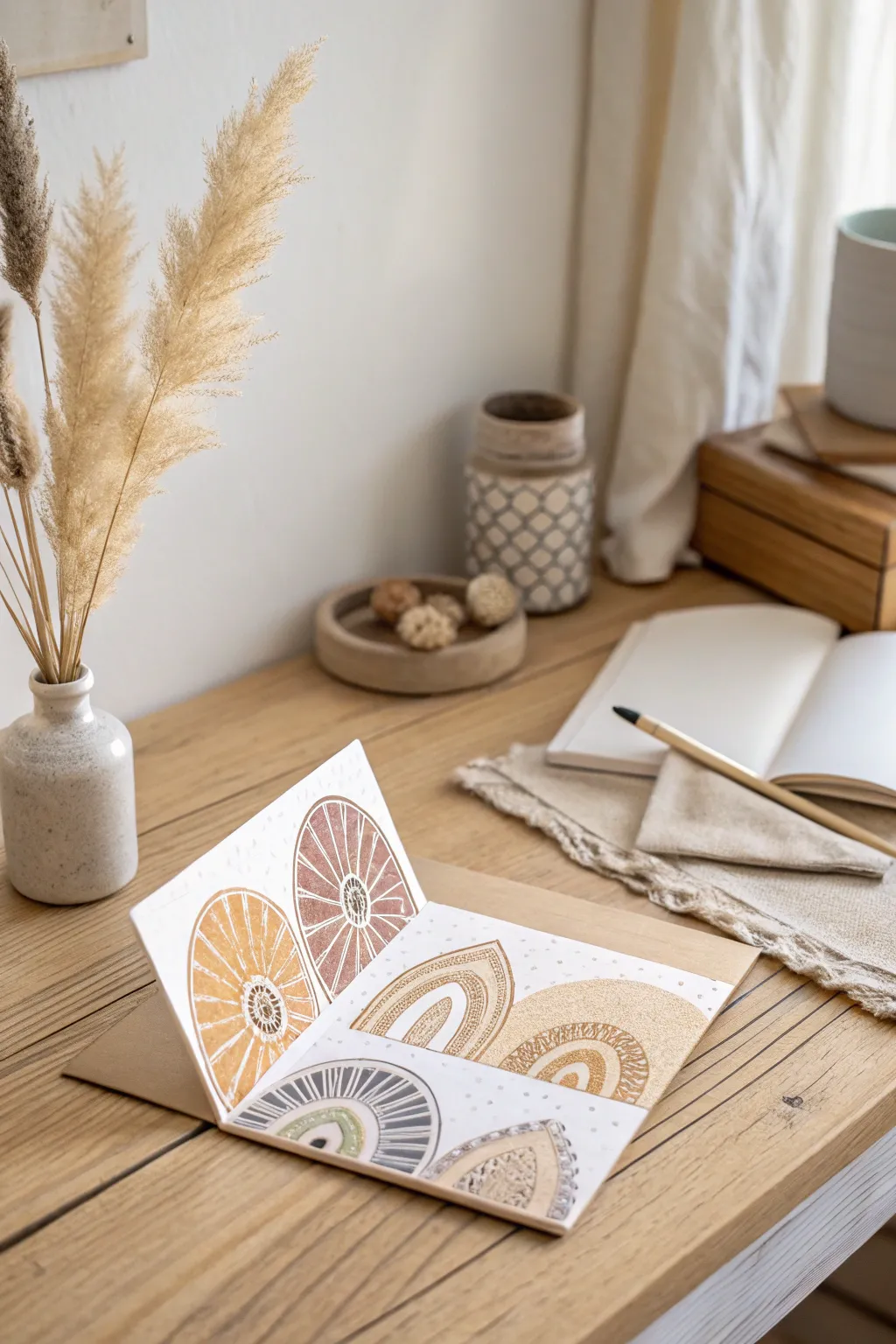 Discover the art of sophistication through layered stamping.