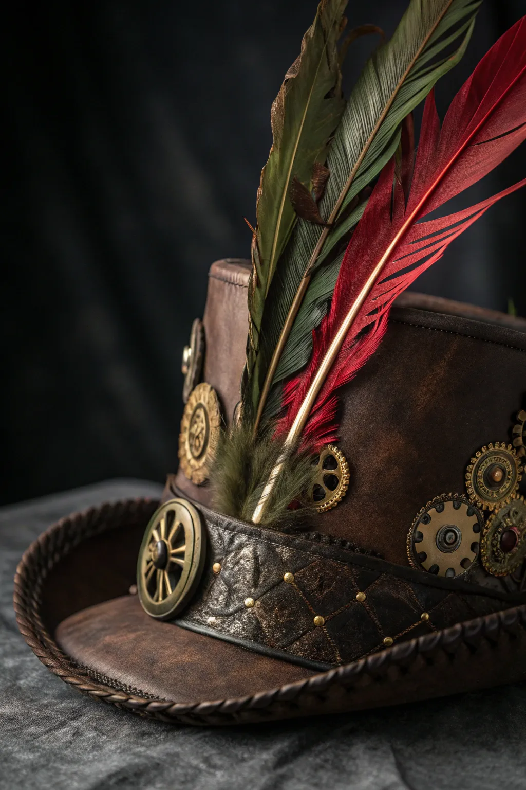 Unleash your inner Victorian with a steampunk hat that combines timeless elegance and modern flair.