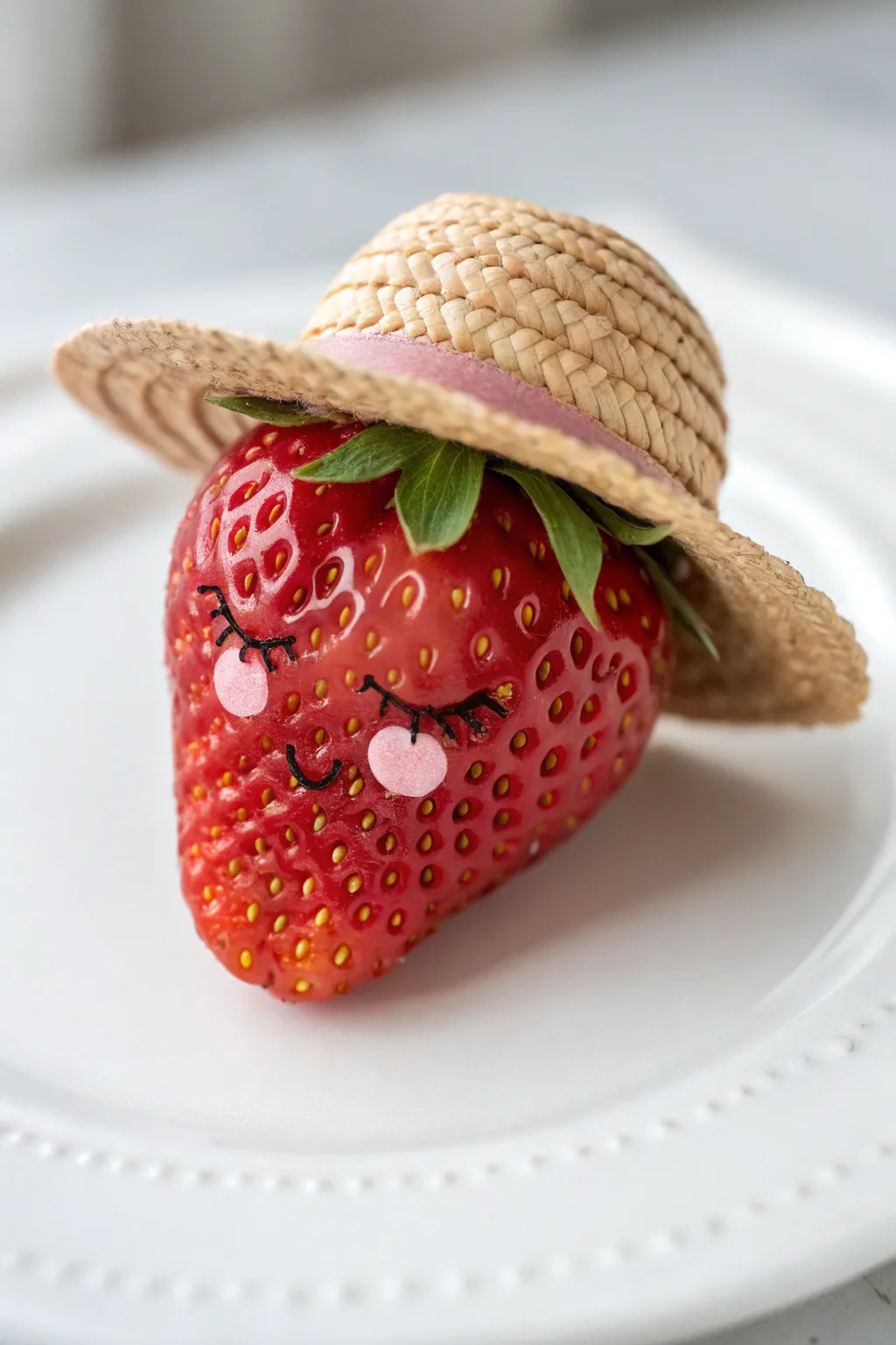 Meet your new fruity friend: a strawberry with personality! 🍓✨