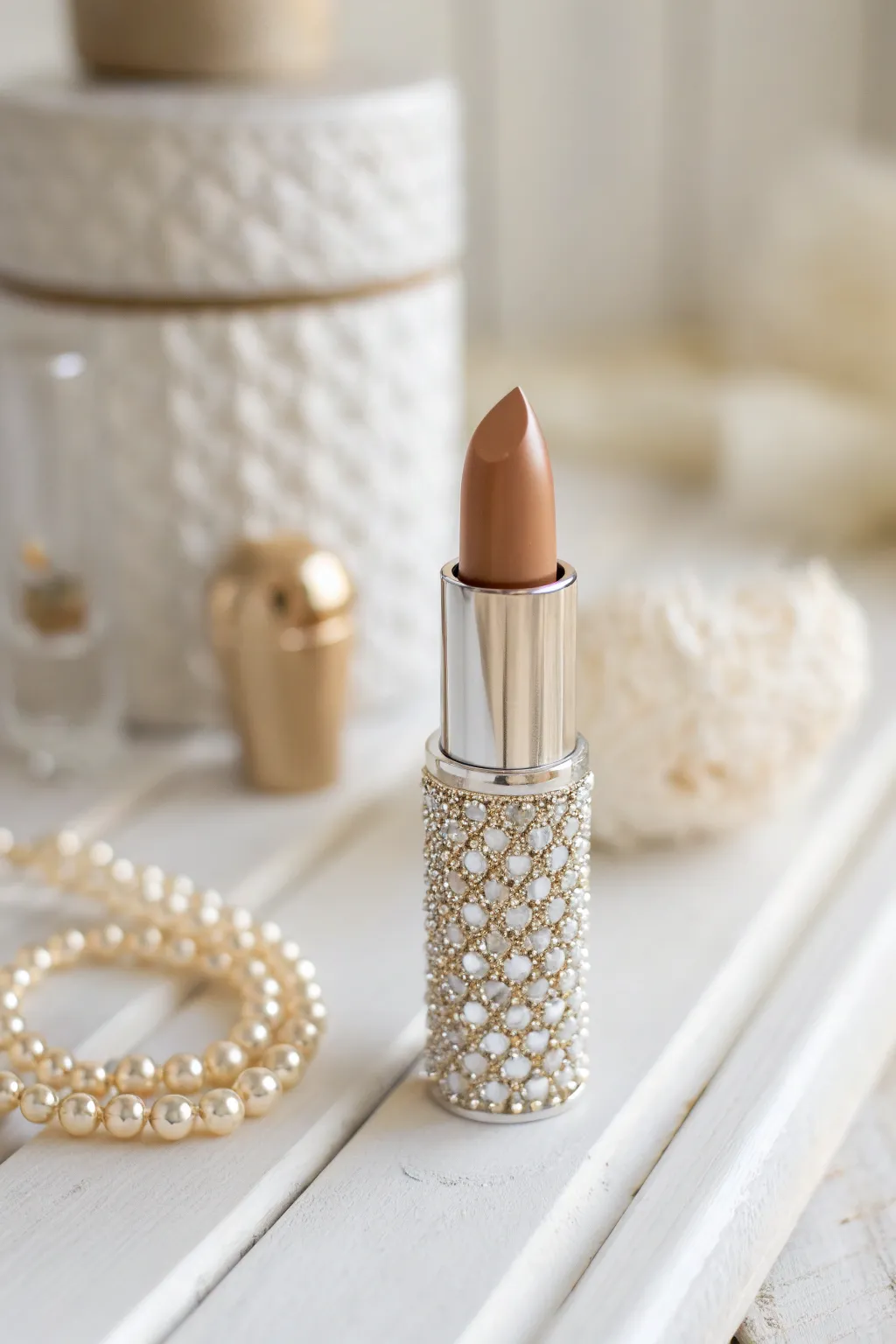 Elevate your daily glam with a touch of sparkle and simplicity.