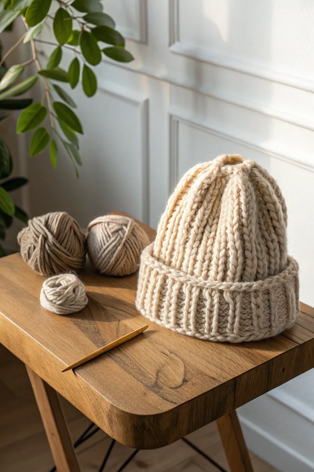 Wrap up in warmth and style with this chunky crochet beanie—perfect for gifting or keeping cozy!