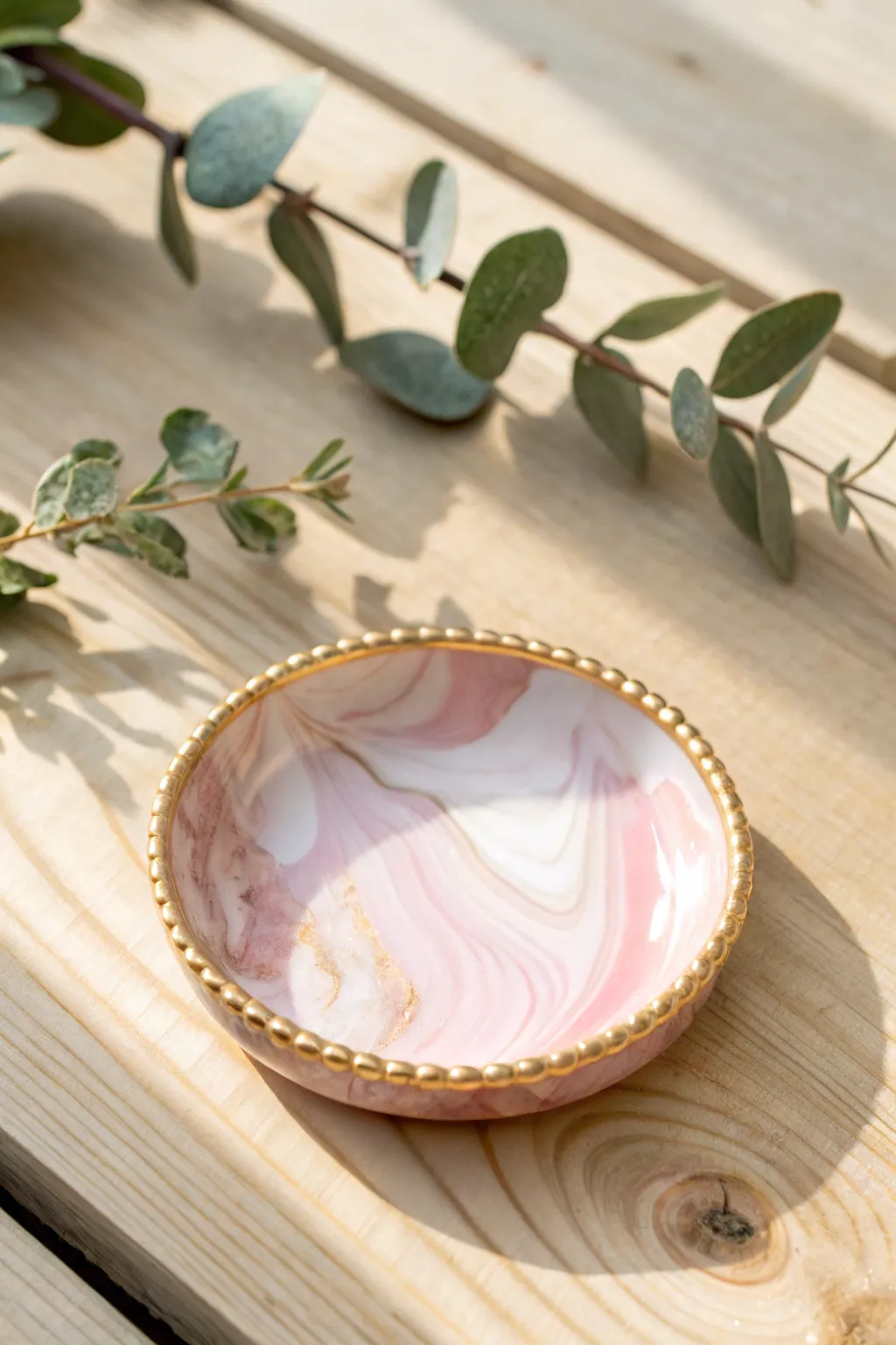 Elevate your jewelry storage with this chic and functional polymer clay ring dish, blending Scandinavian minimalism with boho charm.