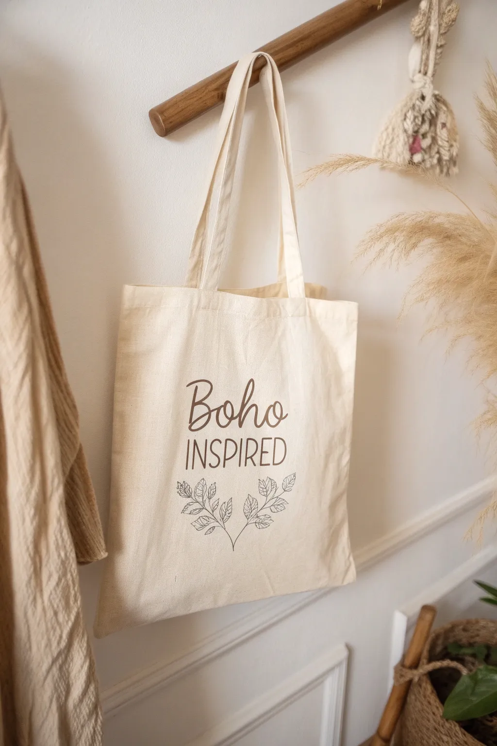 Let your tote bag be your daily dose of inspiration with a touch of minimalist elegance.