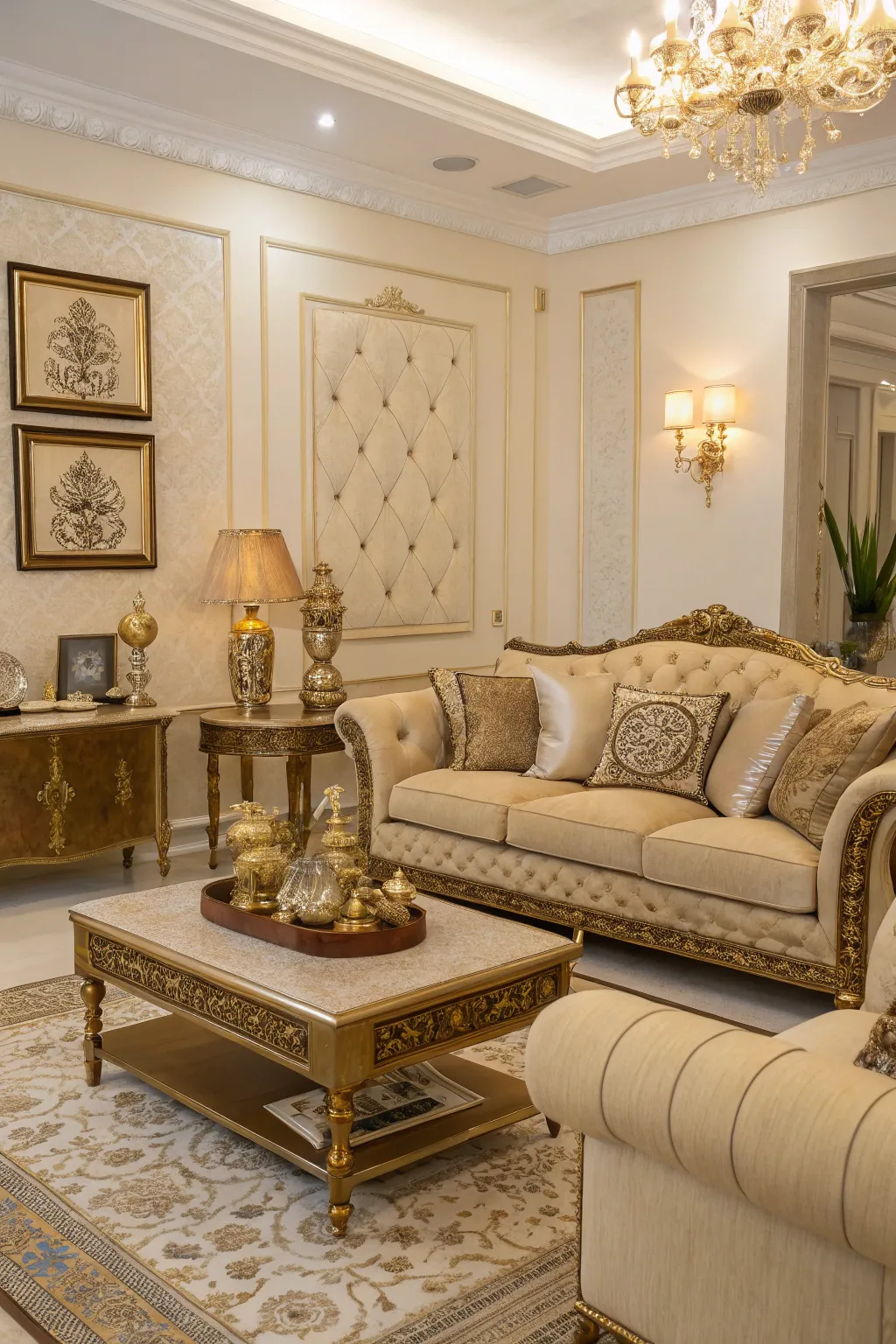 Warm tones create a sophisticated ambiance.