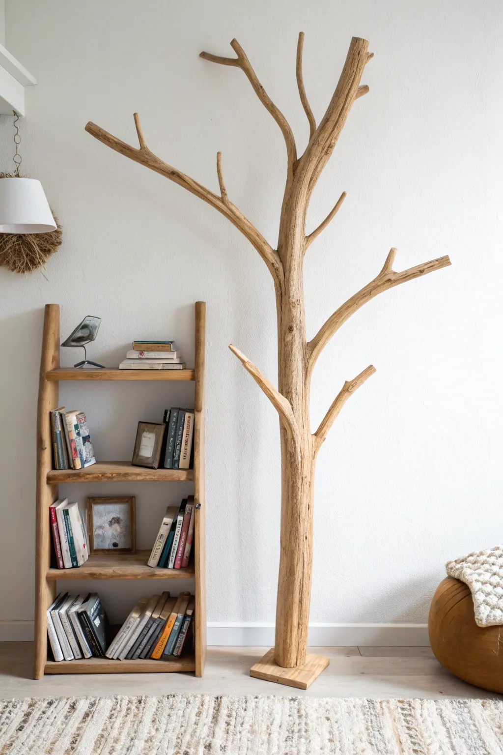Transform your space with the natural elegance of a branch bookshelf. Simplicity meets style.