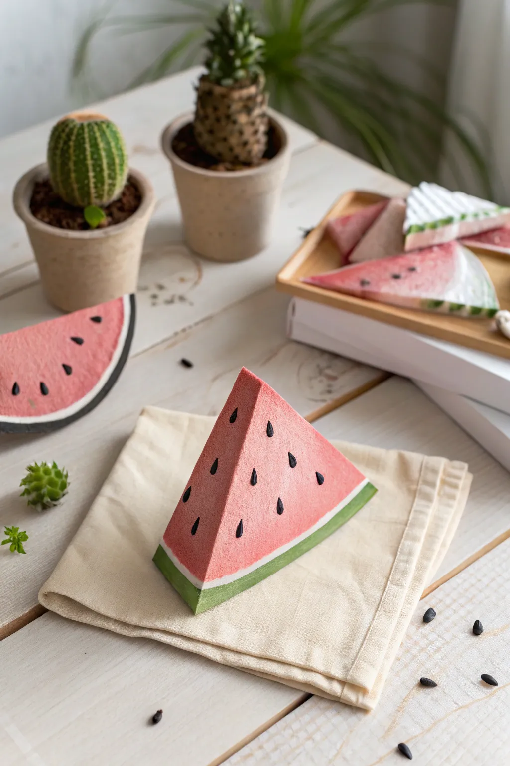 Craft a slice of summer: minimalist watermelon delights!