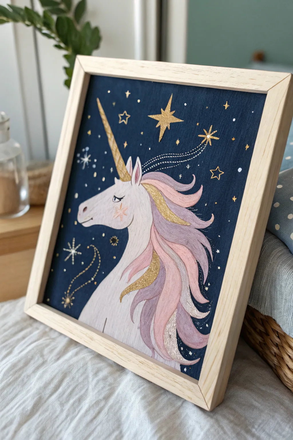 Enchant your child's imagination with a 'Starry Unicorn Night'—where dreams meet the stars.