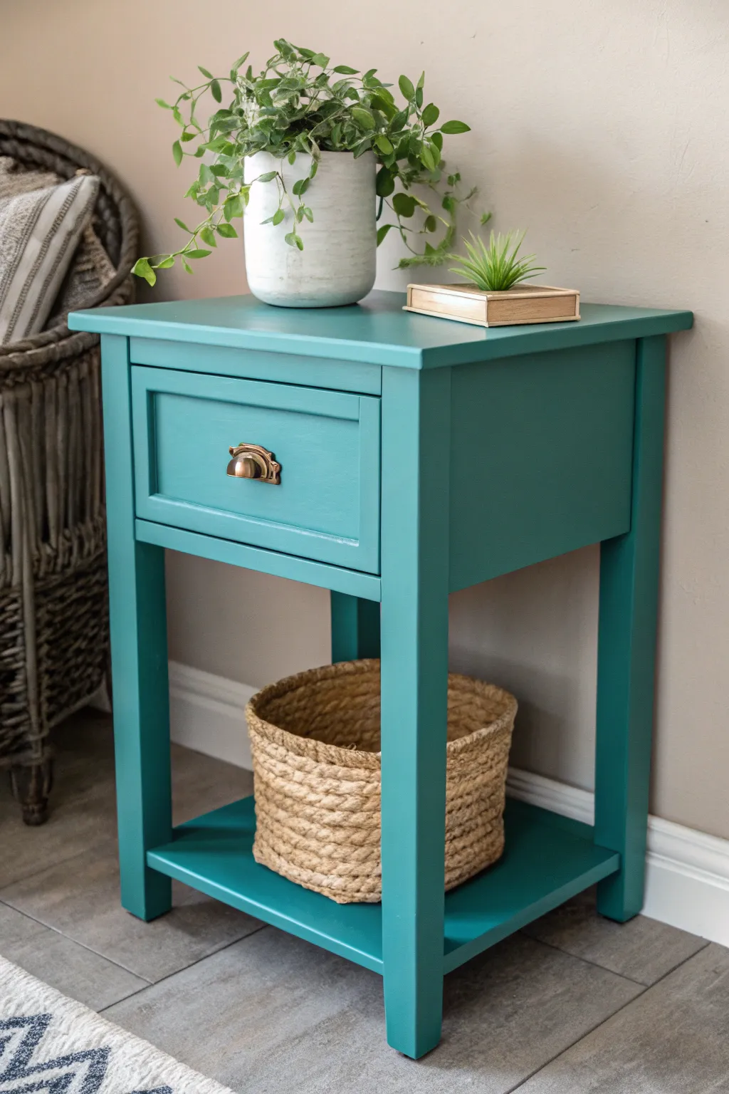 Transform your space with a bold, upcycled nightstand that makes a statement!