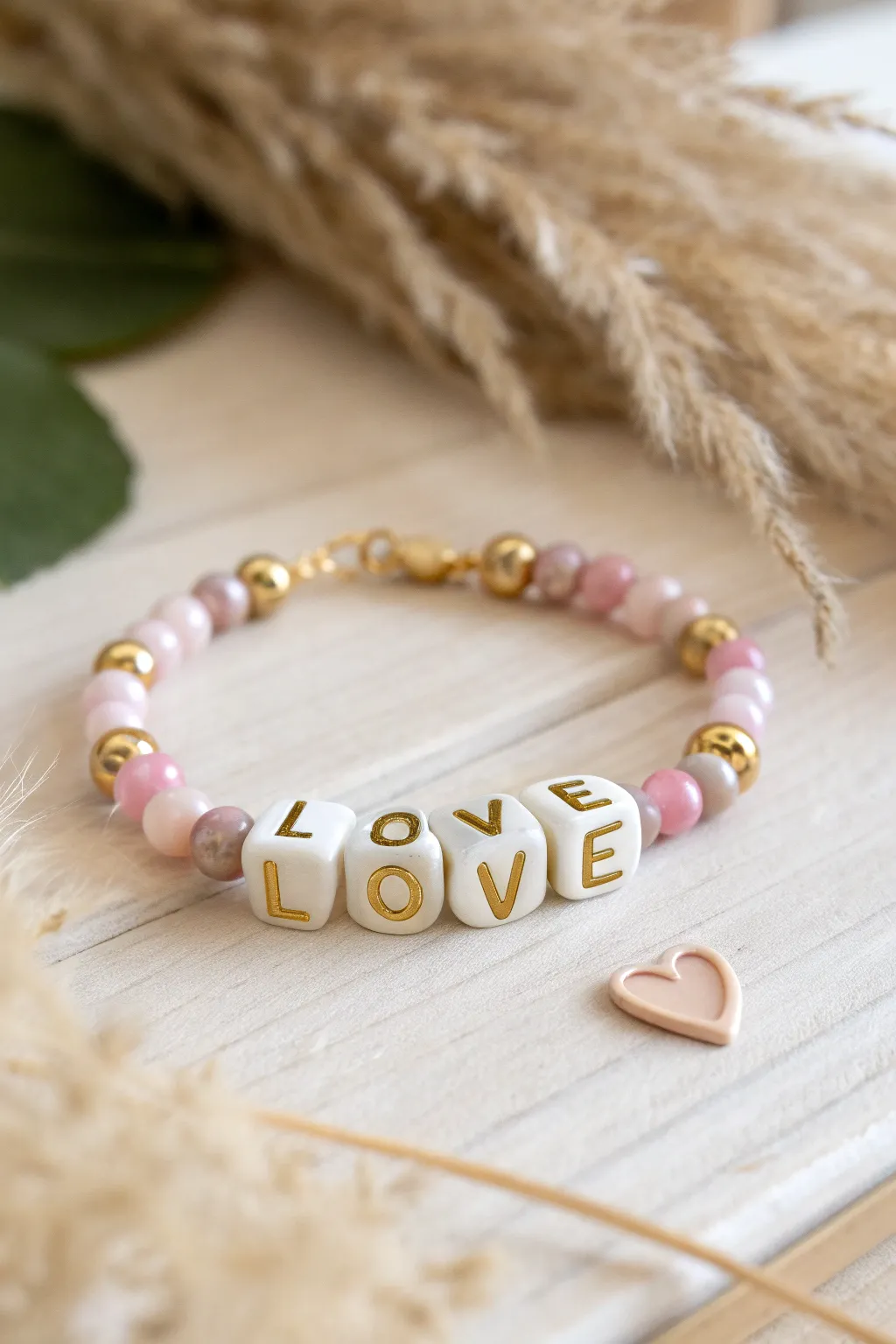 Craft your love with personalized elegance: A Valentine’s Day bracelet that's as unique as your affection.