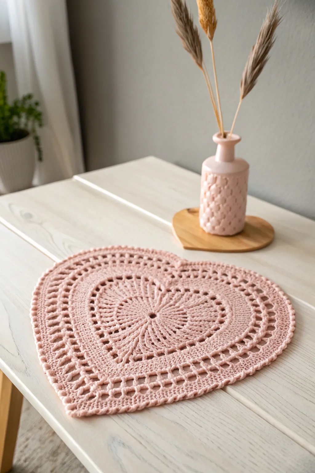 Embrace elegance with heart-crafted beauty. Perfect for adding a touch of warmth and charm to your Valentine's decor.