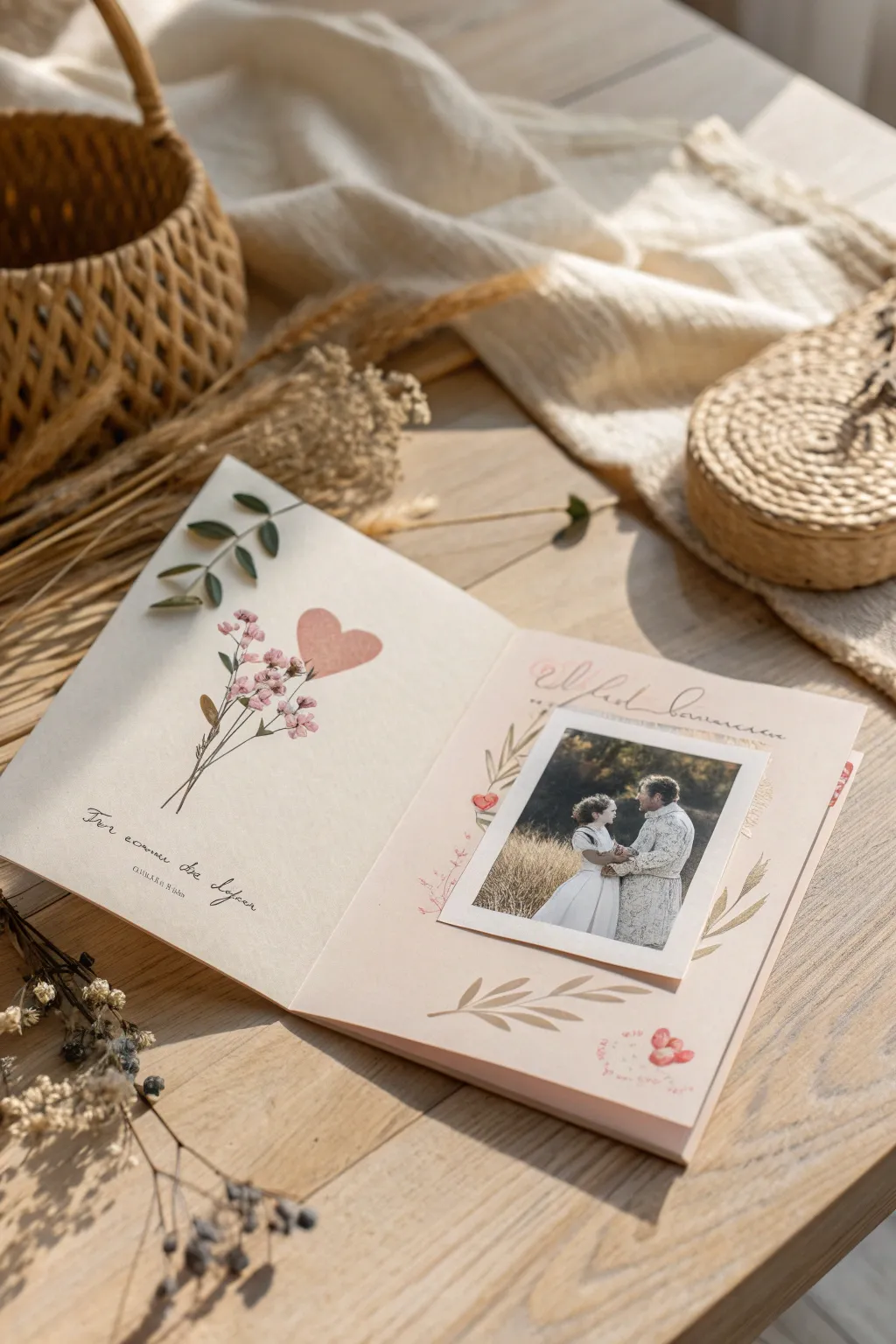 Capture the heart with a personalized touch: a cherished photo card that speaks volumes.