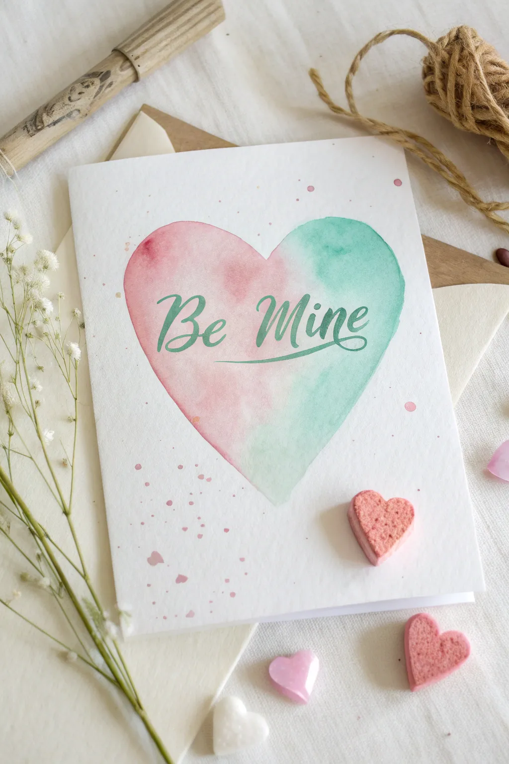 Capture the charm of childhood memories with these handcrafted candy heart cards, perfect for a thoughtful Valentine's gesture.