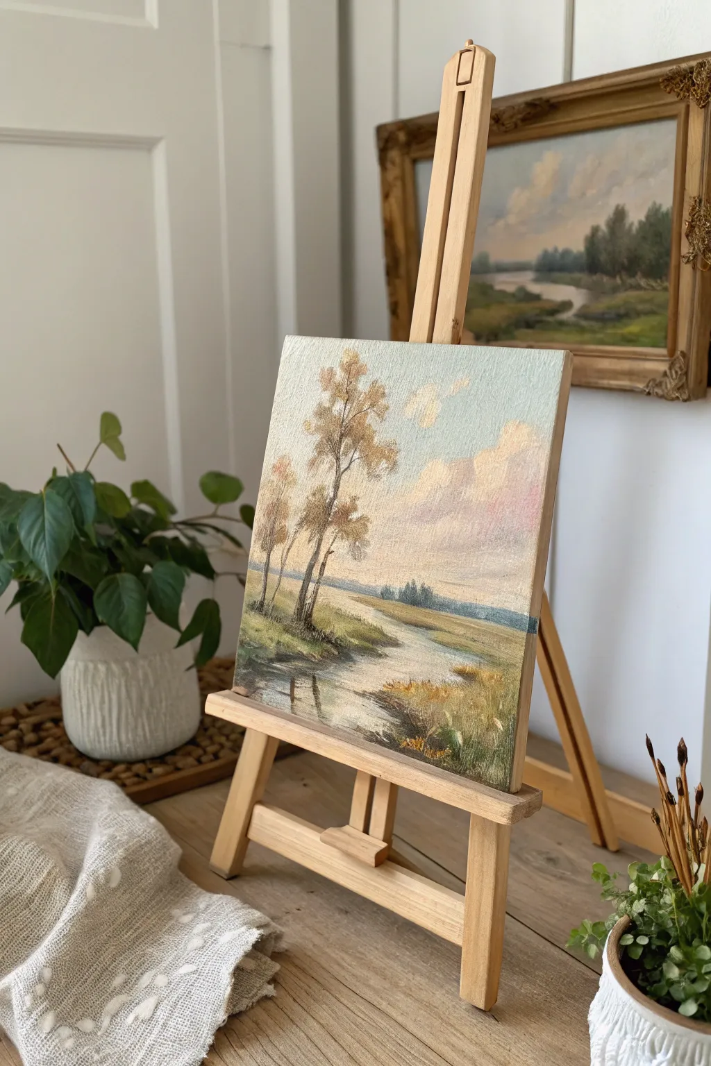 Transform your prints into charming faux oil paintings with just a touch of Mod Podge magic!