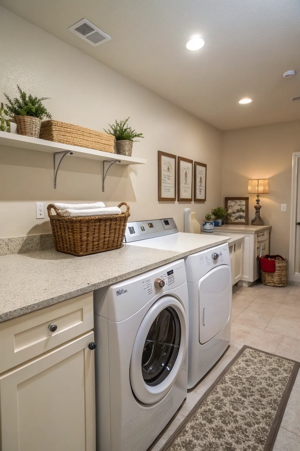 Create serenity with neutral tones.