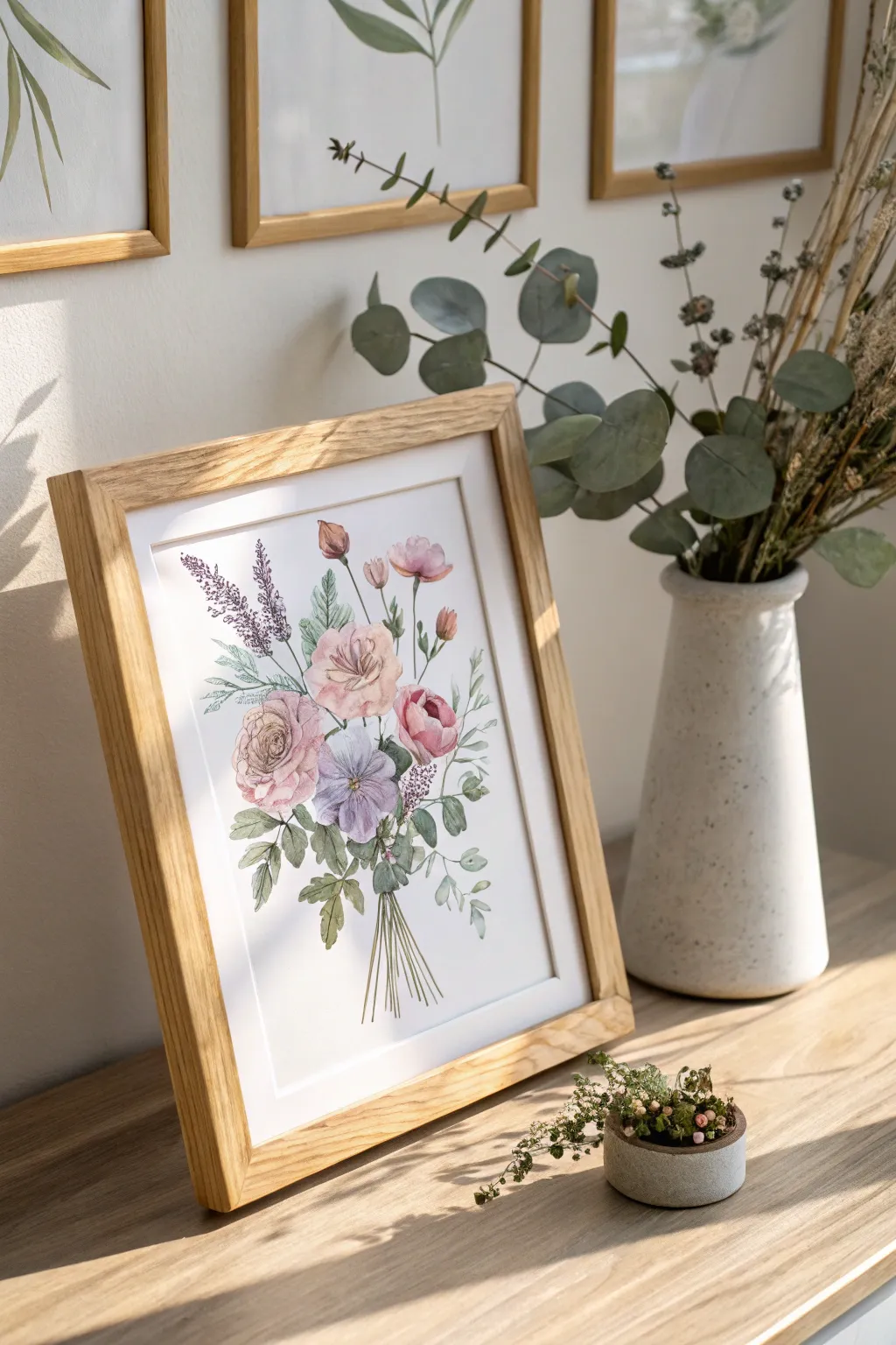 Celebrate Mother's Day with a handcrafted watercolor art print that blossoms with love and creativity.