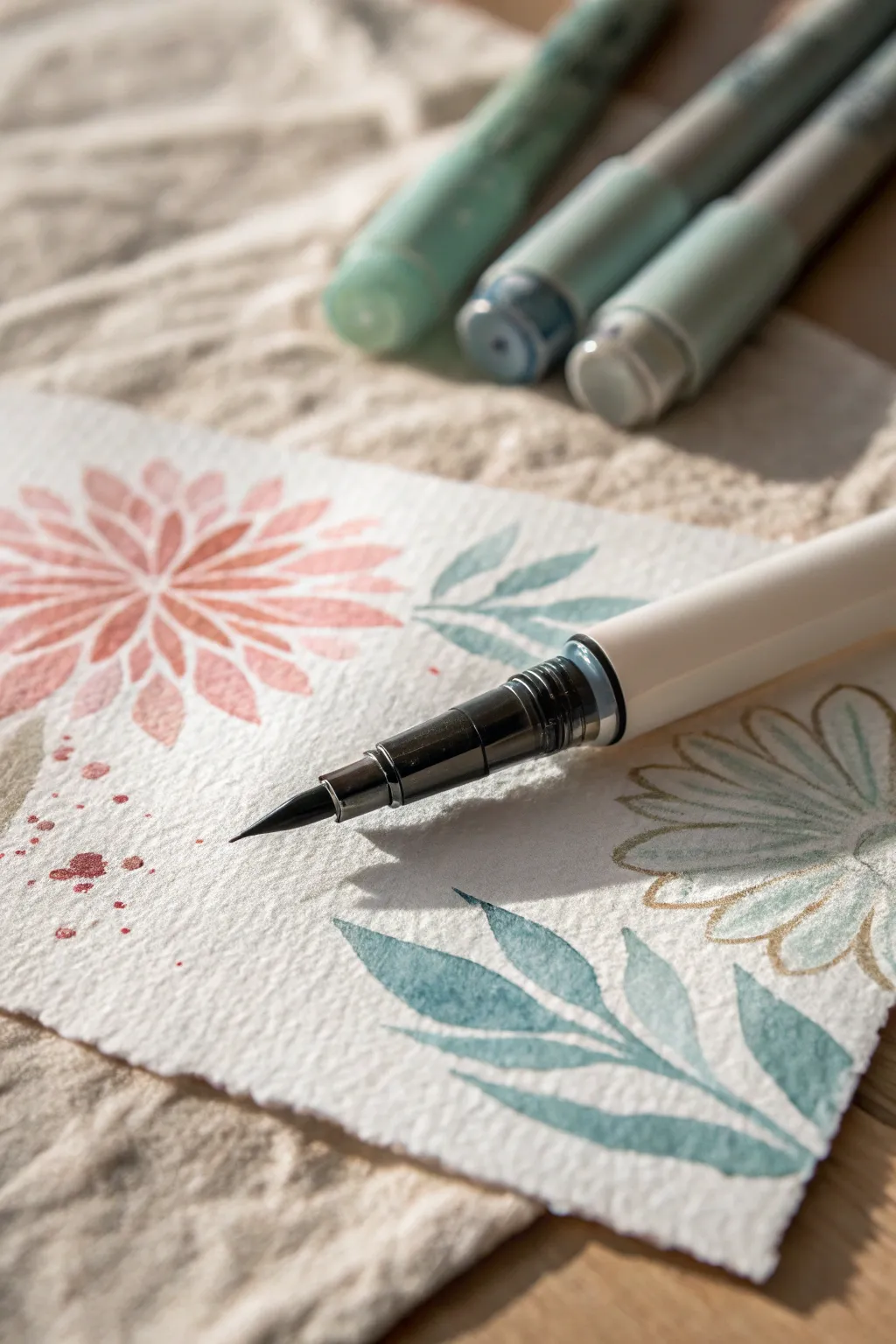 Embrace the art of simplicity with a splash of color. #AbstractAdventures