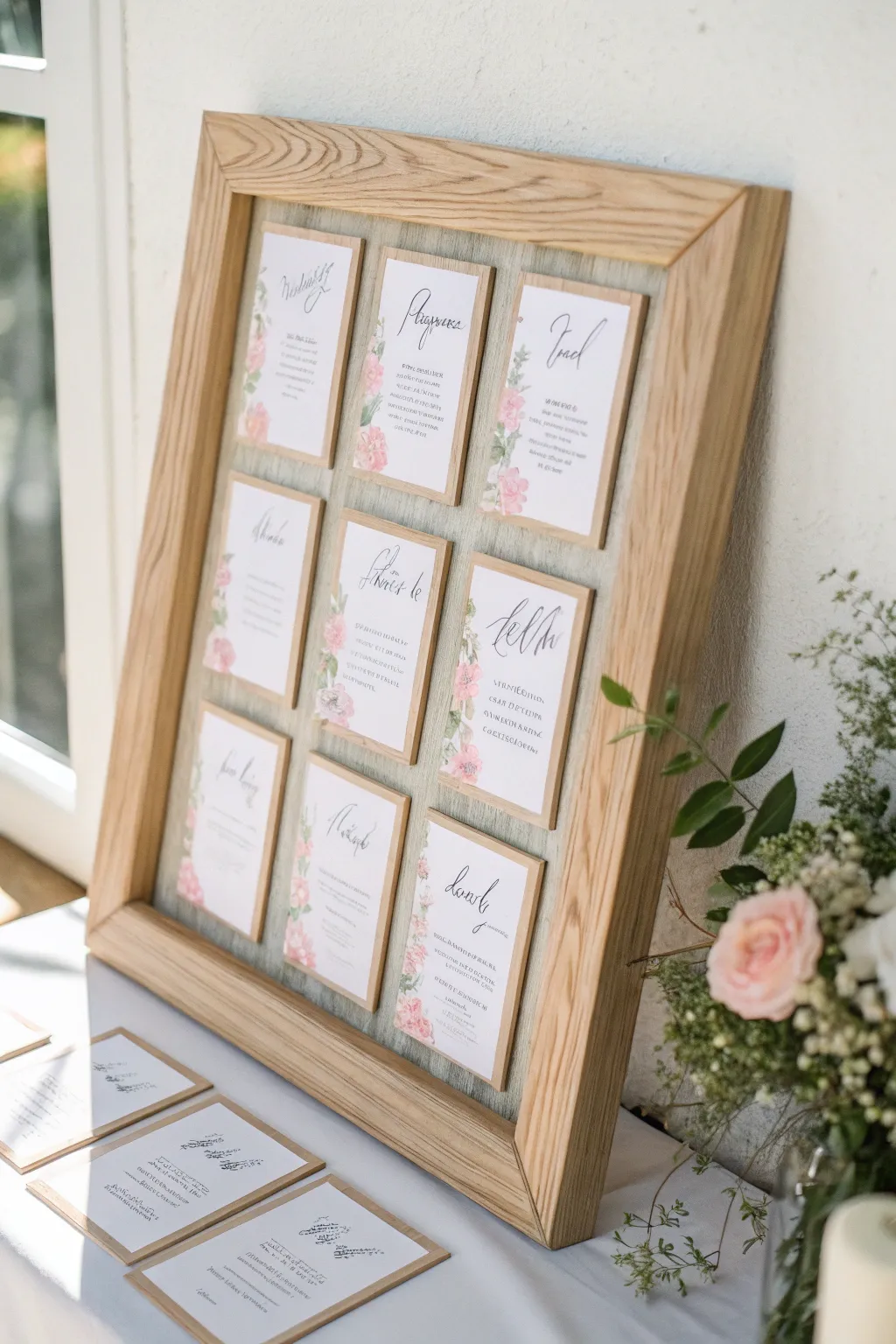 Capture the timeless beauty of your wedding memories with a framed collage that speaks to the heart.